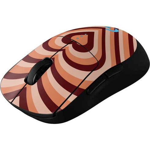 Autumn Heart Pattern G Pro Wireless Gaming Mouse Skin